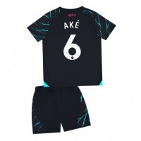 Manchester City Nathan Ake #6 Tredje trøje Børn 2023-24 Kortærmet (+ Korte bukser)